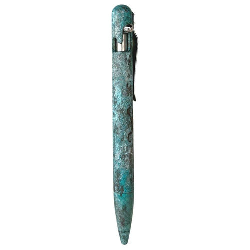 Load image into Gallery viewer, Kraken&#39;s Keepsake Brass Patina - Bolt Action Pen by Bastion®
