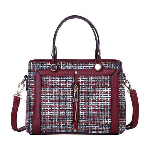 Load image into Gallery viewer, Korean Style Plaid Three-Dimensional Handbag for Ladies
