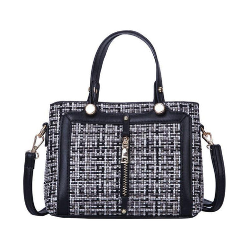 Load image into Gallery viewer, Korean Style Plaid Three-Dimensional Handbag for Ladies
