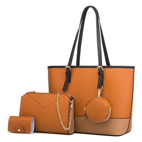 Load image into Gallery viewer, Luxurio Women&#39;s Fashion Handbag Set of Four Pieces
