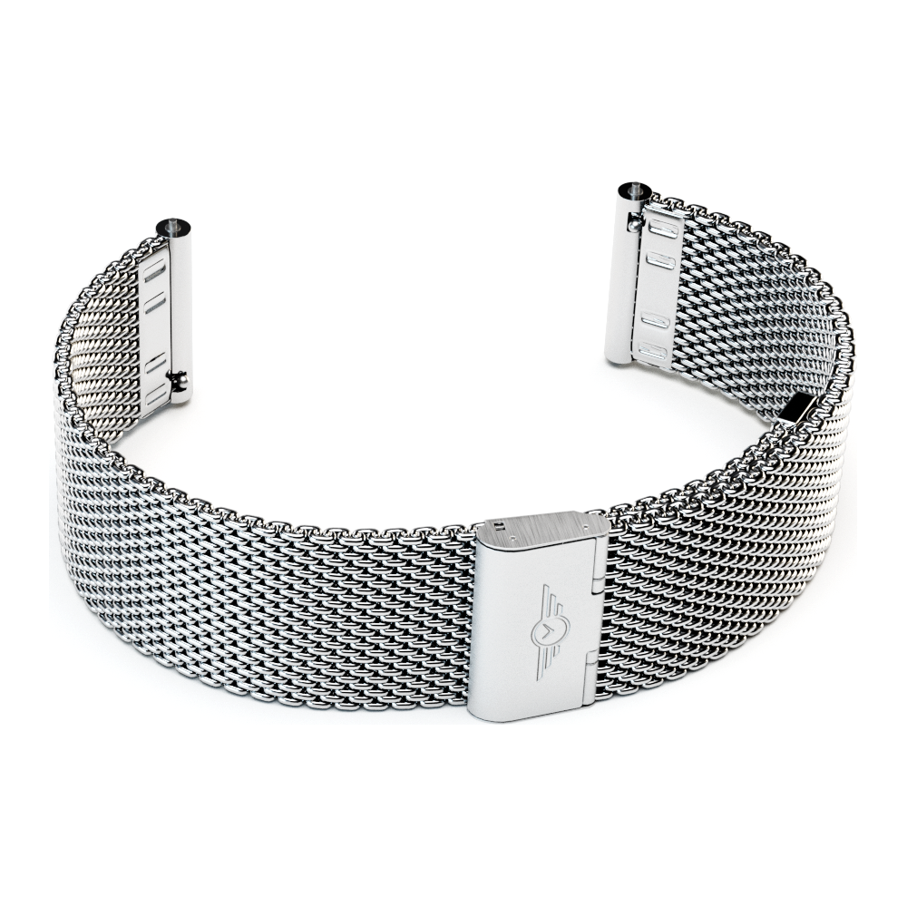 Silver Mesh Strap