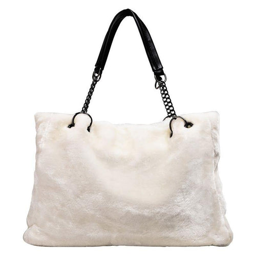 Load image into Gallery viewer, Luxurious Large-capacity Fashion Plush Chain Handbag
