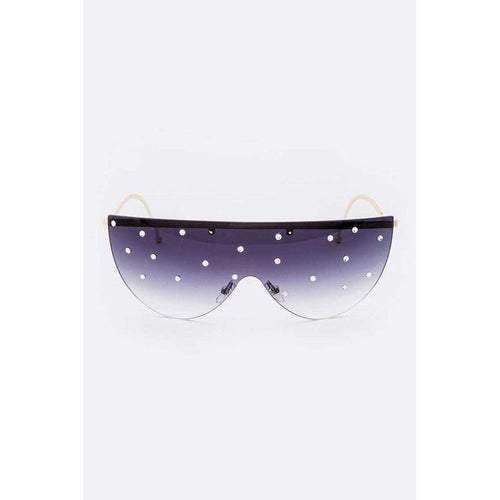 Load image into Gallery viewer, Crystal Pave Iconic Oversize Sunglassses
