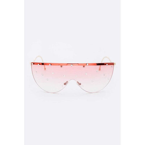 Load image into Gallery viewer, Crystal Pave Iconic Oversize Sunglassses
