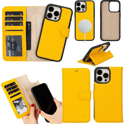 Load image into Gallery viewer, Casper Leather iPhone 14 Pro Max Wallet Case | MagSafe-11
