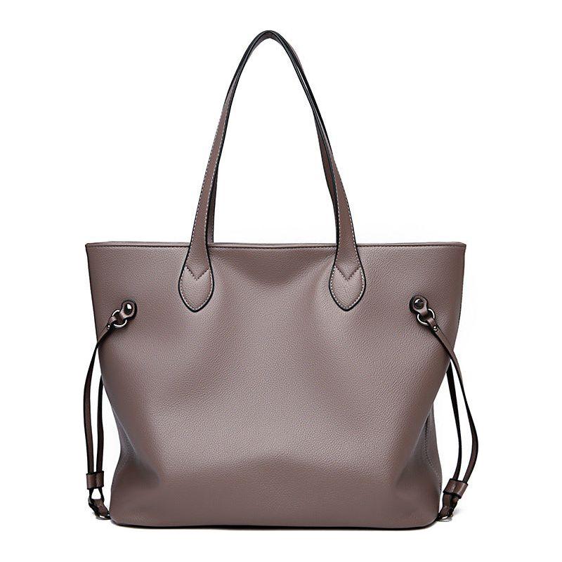 Designer Luxe Single Shoulder Solid Color Handbag