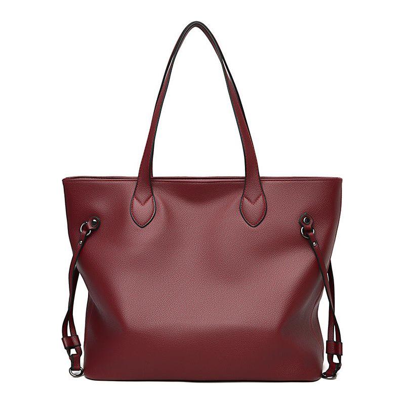 Designer Luxe Single Shoulder Solid Color Handbag