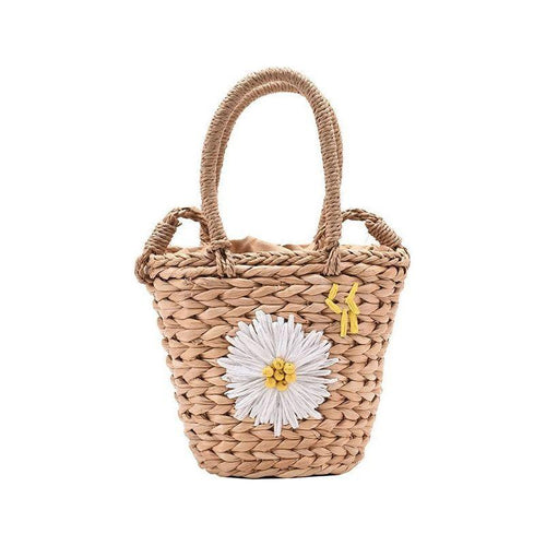 Load image into Gallery viewer, Exquisite Small Straw Woven Bucket Handbag for Women
