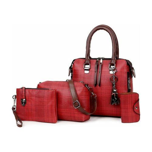 Load image into Gallery viewer, Designer Women&#39;s Four-piece Handbag Set for Daily Elegance
