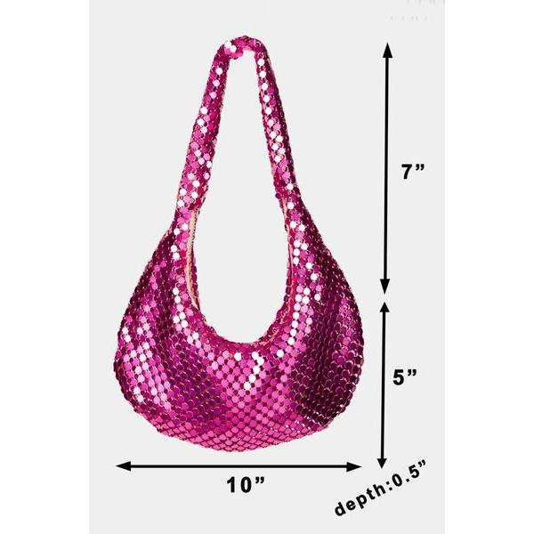 Fame Sequin Disc Handbag: Dazzling Elegance Defined