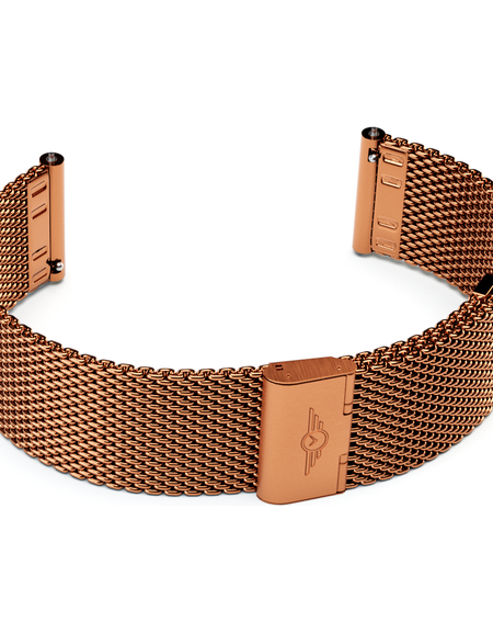 Rose Gold Mesh Strap