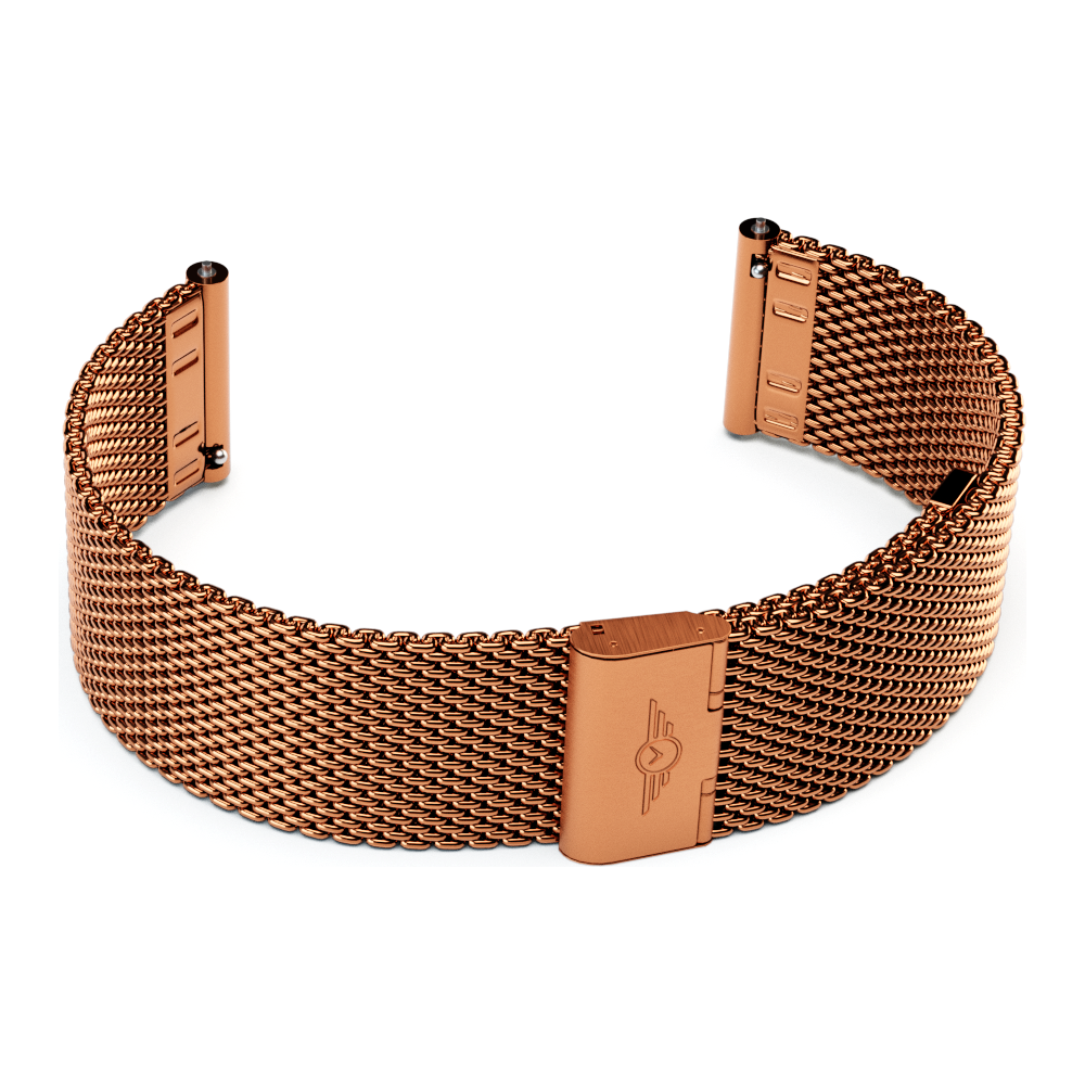 Rose Gold Mesh Strap