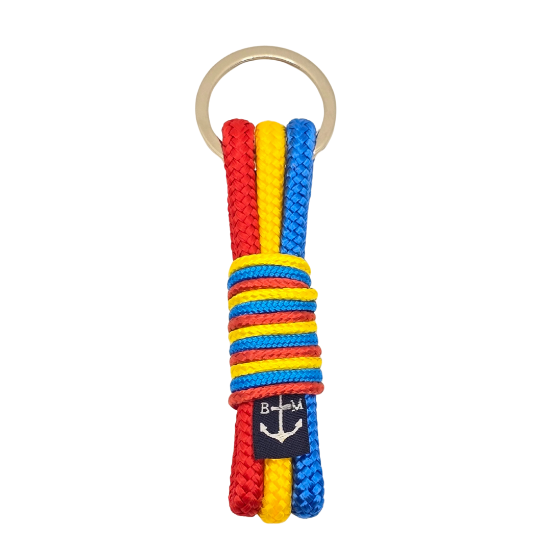 Romanian Flag Keychain-0