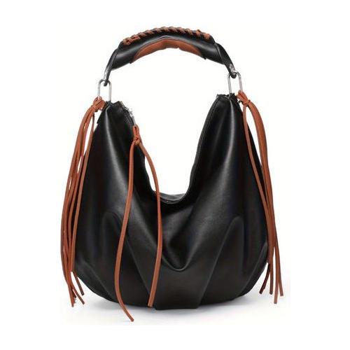 Load image into Gallery viewer, Designer Elegance: Women Hobo Bag with Contrast Woven Handle
