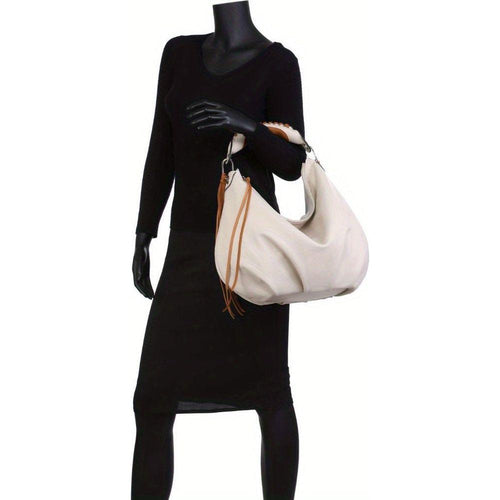 Load image into Gallery viewer, Designer Elegance: Women Hobo Bag with Contrast Woven Handle
