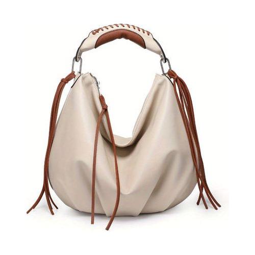 Load image into Gallery viewer, Designer Elegance: Women Hobo Bag with Contrast Woven Handle
