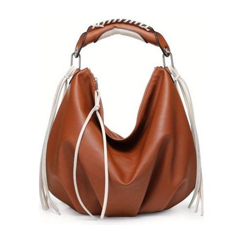 Load image into Gallery viewer, Designer Elegance: Women Hobo Bag with Contrast Woven Handle
