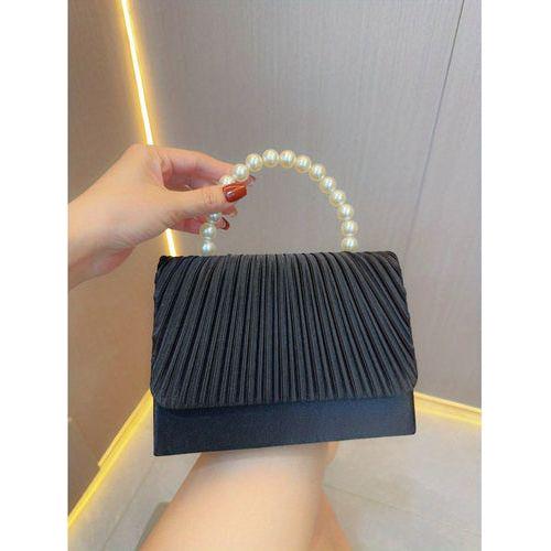 Load image into Gallery viewer, Unique French Pleated Evening Dress Bag by [Brand Name]
