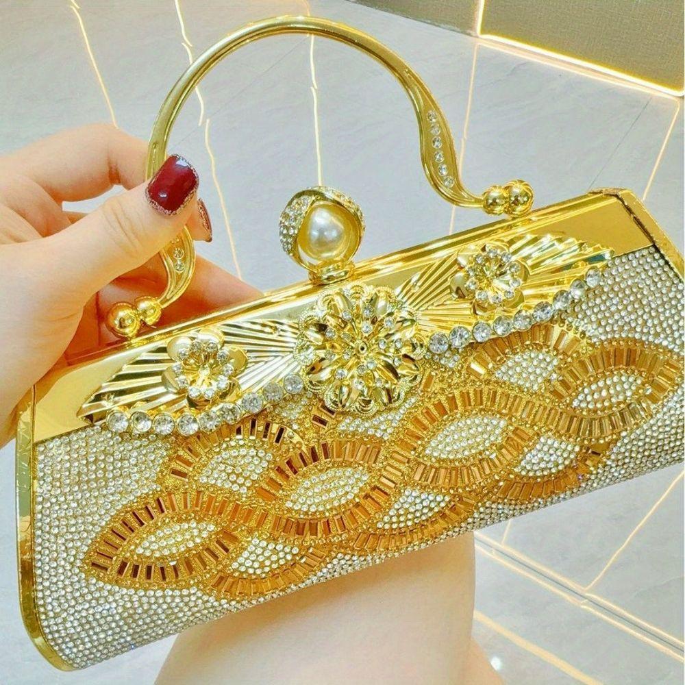 Elegant Rhinestone Clutch Bag for Sophisticated Evenings