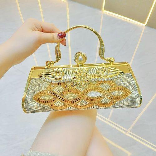 Load image into Gallery viewer, Elegant Rhinestone Clutch Bag for Sophisticated Evenings
