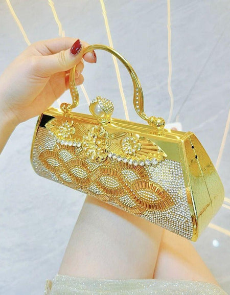 Elegant Rhinestone Clutch Bag for Sophisticated Evenings