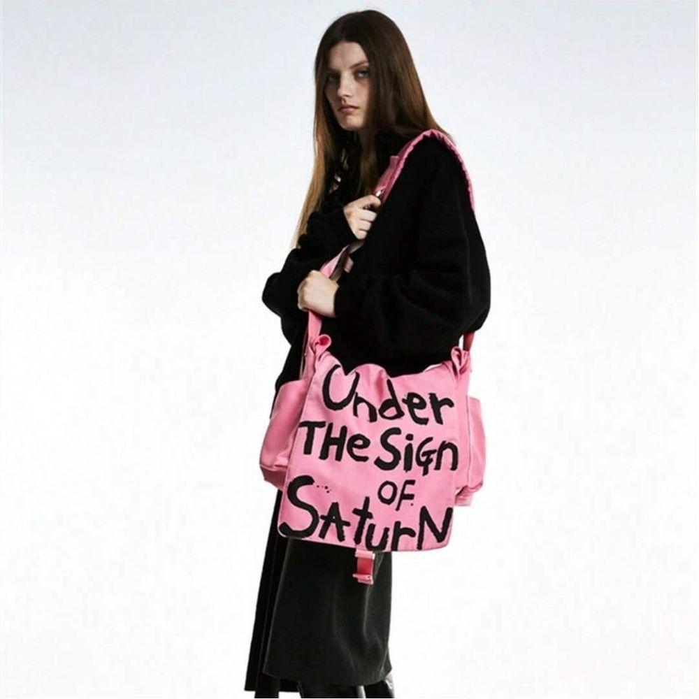 Brand Name Canvas Messenger Bag Crossbody Bag