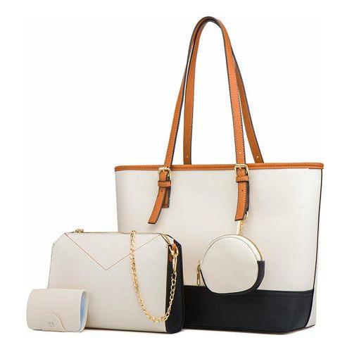 Load image into Gallery viewer, Luxurio Women&#39;s Fashion Handbag Set of Four Pieces
