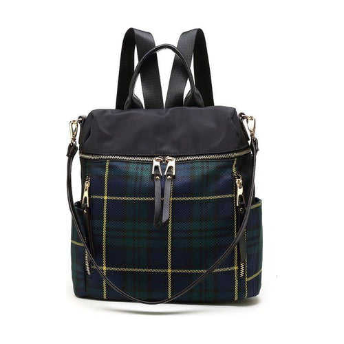 Load image into Gallery viewer, Nishi Plaid Backpack
