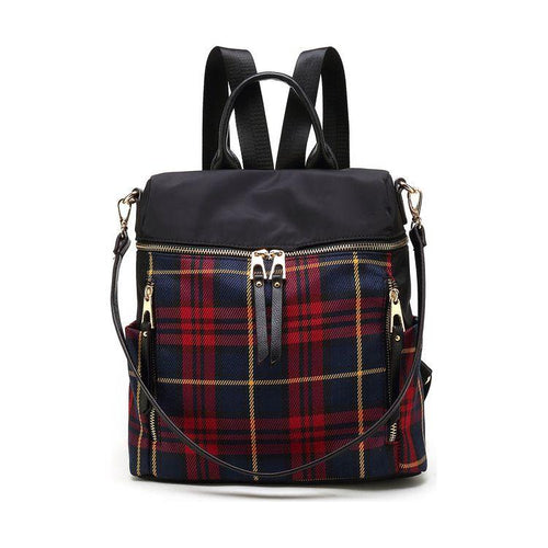 Load image into Gallery viewer, Nishi Plaid Backpack
