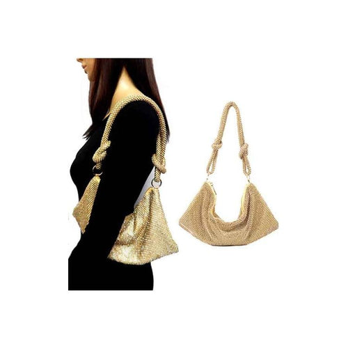 Load image into Gallery viewer, FULL RHINESTONE PURSE BLING HOBO BAG
