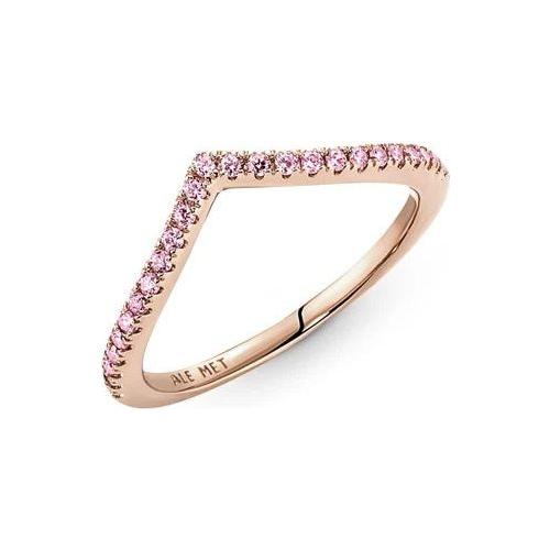 Load image into Gallery viewer, PANDORA JEWELS Mod. TIMELESS WISH SPARKLING PINK - RING - Size 48-0
