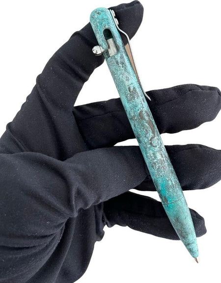 Kraken's Keepsake Brass Patina - Bolt Action Pen by Bastion®
