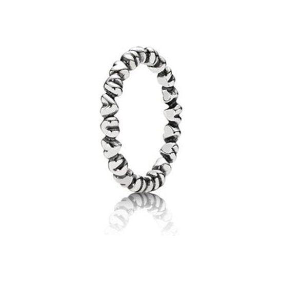 PANDORA JEWELS Mod. SMALL HEARTS - RING - Size 50-0