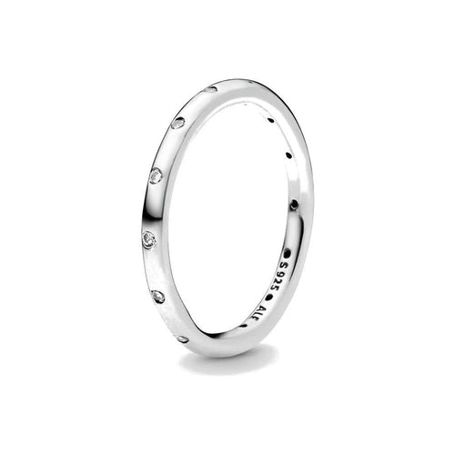 Load image into Gallery viewer, PANDORA JEWELS Mod. SIMPLE SPARKLING BAND - RING - Size 58-0
