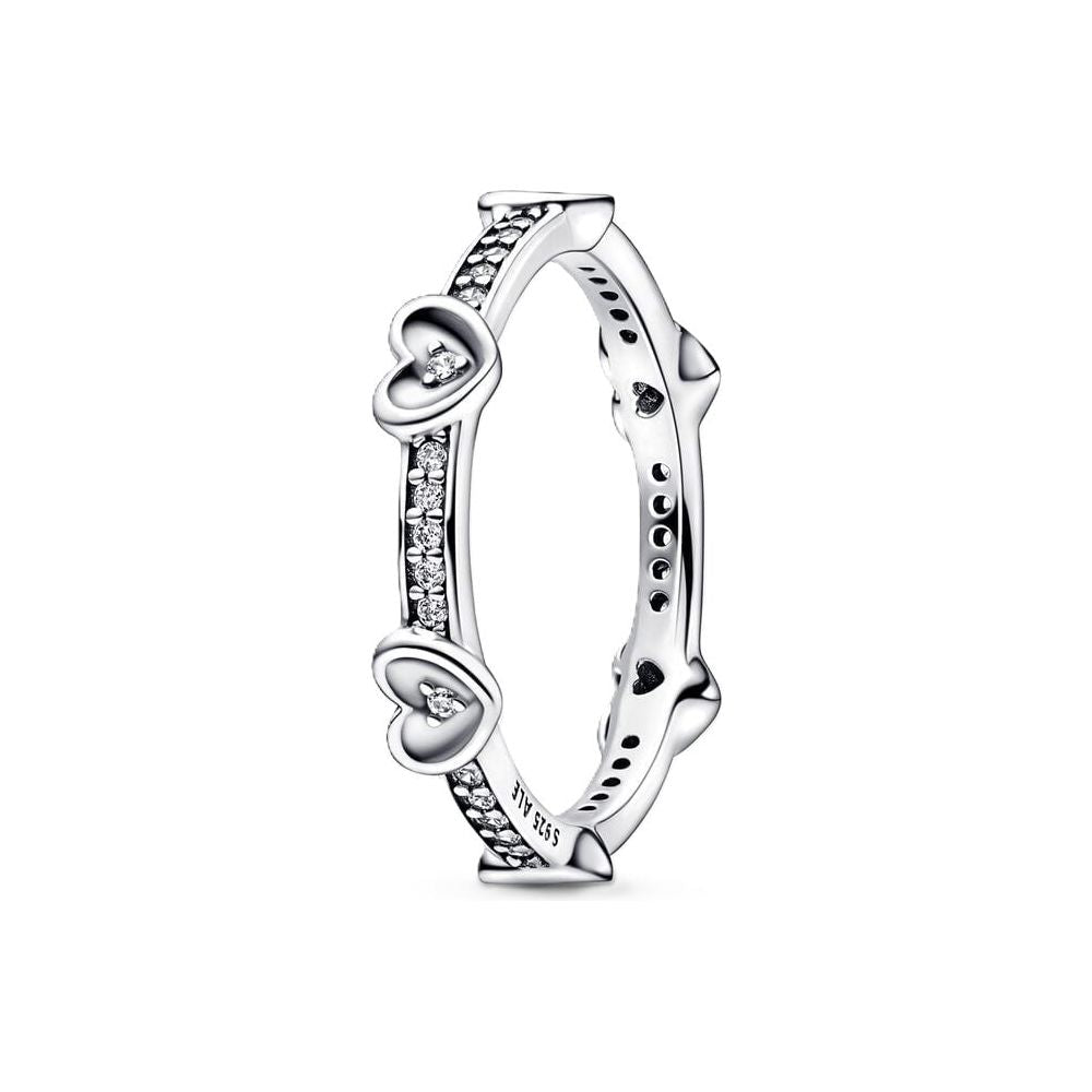 PANDORA JEWELS Mod. FREEHAND HEART - RING - Size 52-0