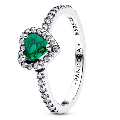 Load image into Gallery viewer, PANDORA JEWELRY Mod. SPARKLING LIGHT BLUE ELEVATED HEART RING-0
