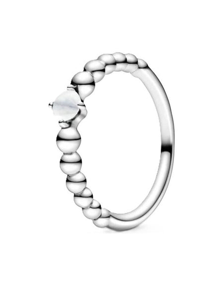 PANDORA JEWELS Mod. WHITE STONE - RING - Size 52-0