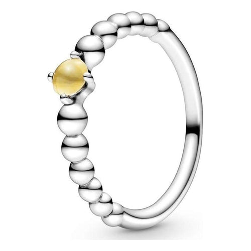 Load image into Gallery viewer, PANDORA JEWELS Mod. YELLOW STONE - RING - Size 52-0
