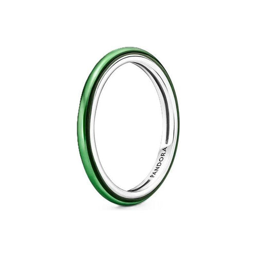 Load image into Gallery viewer, PANDORA JEWELS Mod. ME COLLECTION SHOCKING GREEN - RING - Size 50-0
