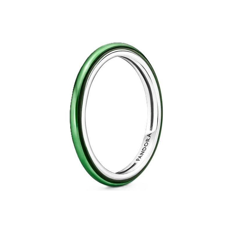 PANDORA JEWELS Mod. ME COLLECTION SHOCKING GREEN - RING - Size 50-0