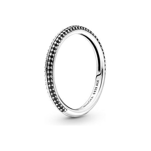 Load image into Gallery viewer, PANDORA JEWELS Mod. ME COLLECTION BLACK PAVE - RING - Size 50-0
