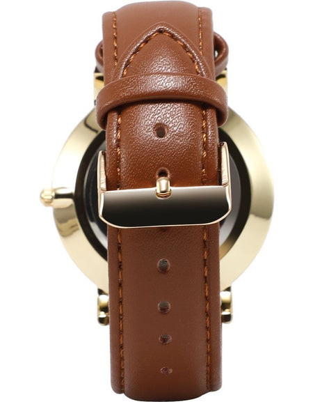 Terry Leather Strap Watch