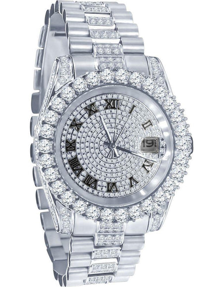 Forte Steel CZ Watch | 530301 - A Statement of Luxury and Elegance