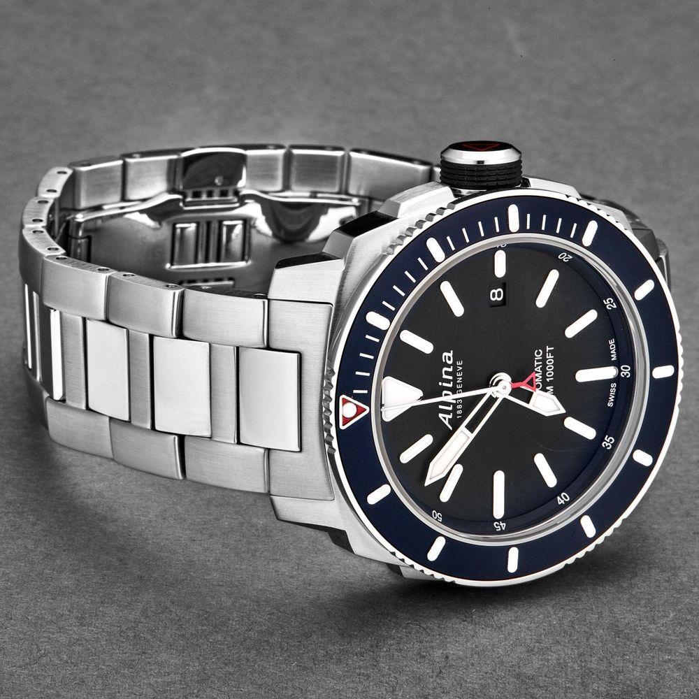 Alpina Men's AL-525LBN4V6B 'Seastrong' Diver Watch