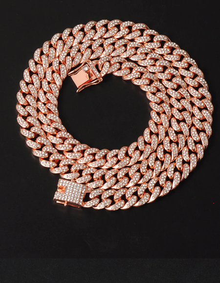 CAMEO 8 MM 925 Silver Cuban Chain – Exquisite Bling Accessory