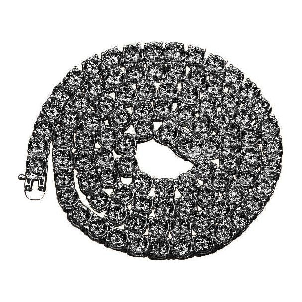 SPARKLE 925 Silver Tennis 4MM Chain – Timeless Elegance