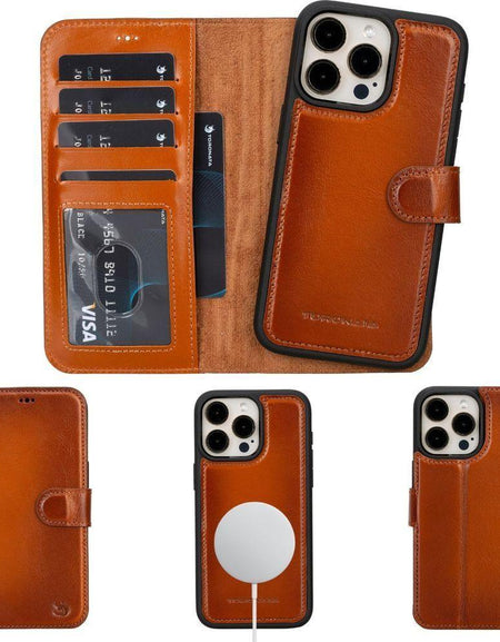 Casper iPhone 14 Series Detachable Leather Wallet Case-0