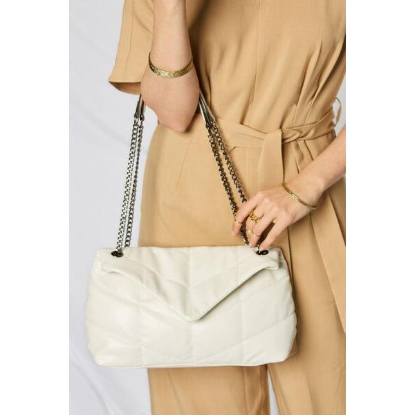 SHOMICO PU Leather Chain Handbag - A Touch of Elegance