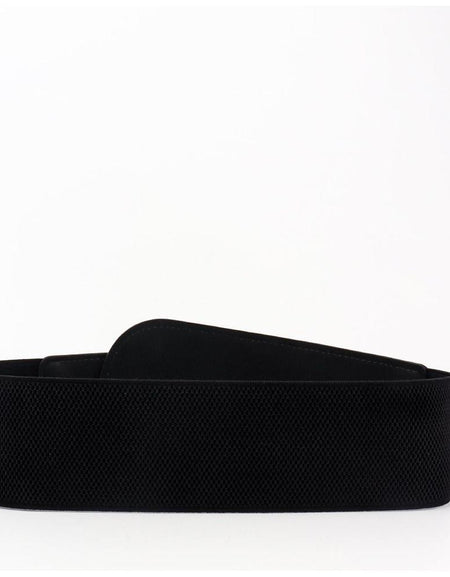 Classica Elastic Wide Belt with Alloy Buckle