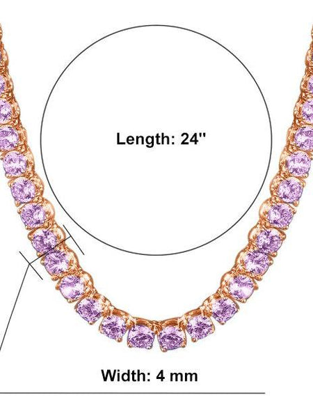 SPARKLE 925 Silver Tennis 3MM Chain - The Epitome of Elegance